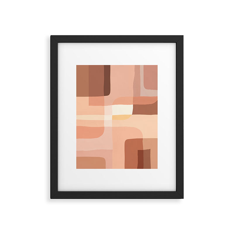 Blush Play Framed Art Print Gallery Image 4