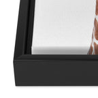 Bubble gum giraffe Framed Canvas Print Gallery Image 3