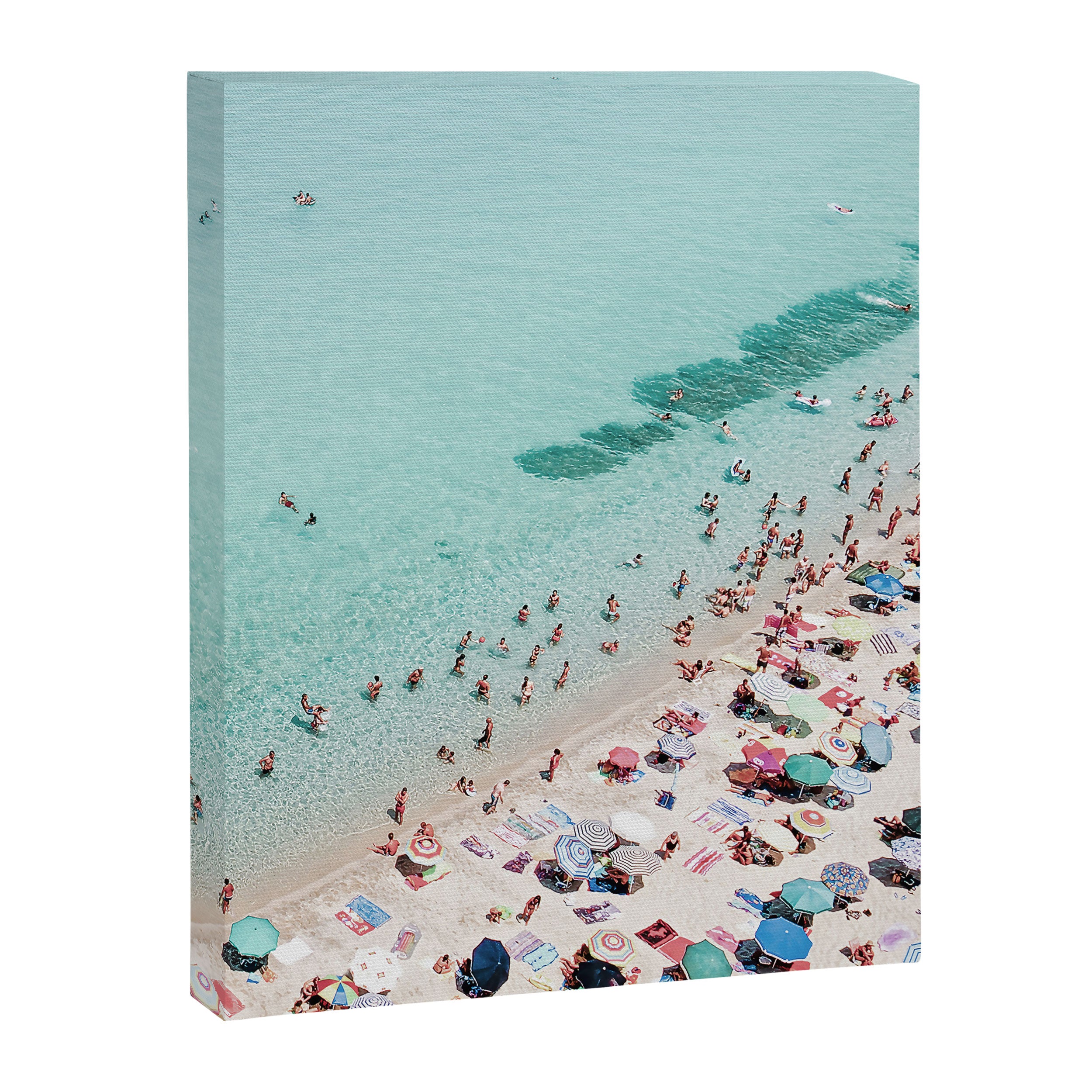Busy Beach Canvas Print Gallery Image 6