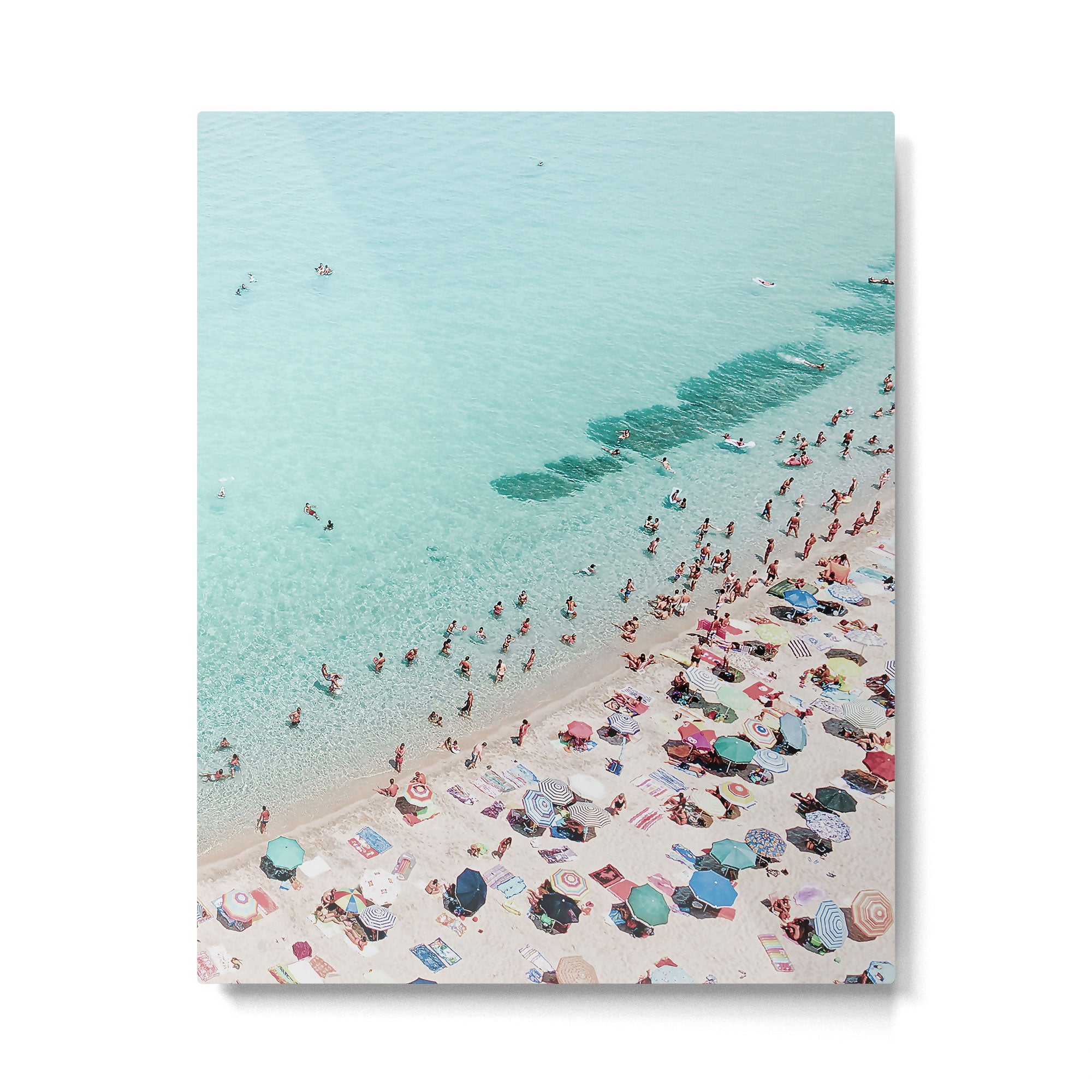 Busy Beach Metal Print Gallery Image 4