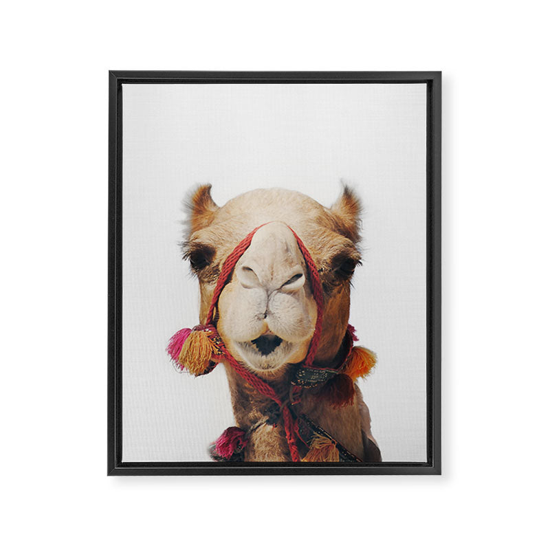 Camel Framed Canvas Print Gallery Image 6