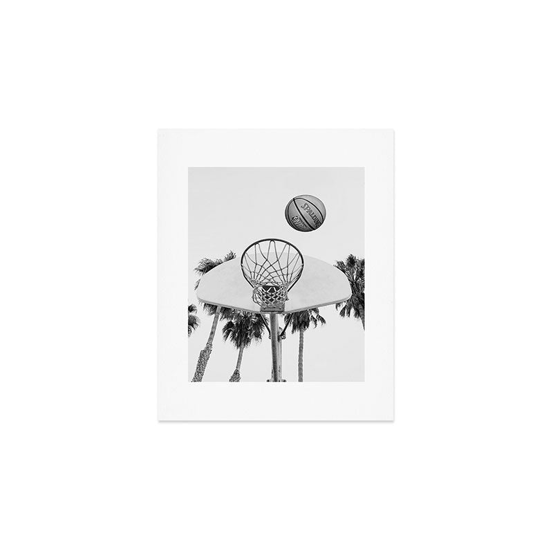 Coastal basketball Art Print Gallery Image 1