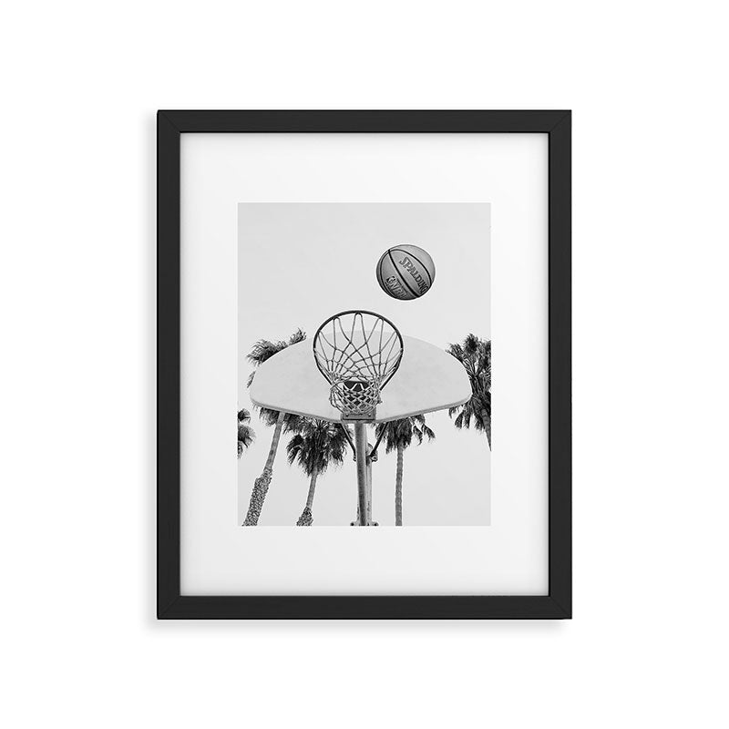 Coastal basketball Framed Art Print Gallery Image 4