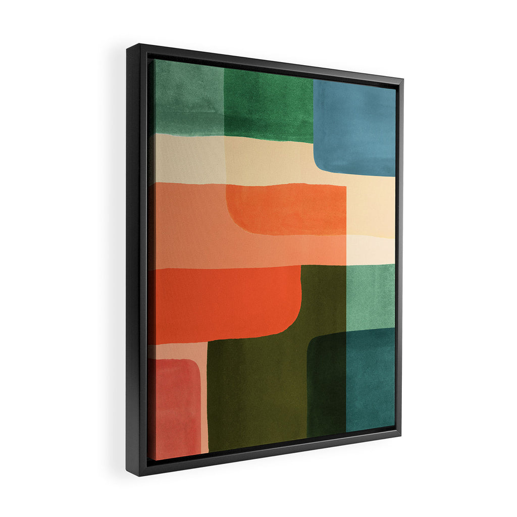 Color play Framed Canvas Print Gallery Image 2