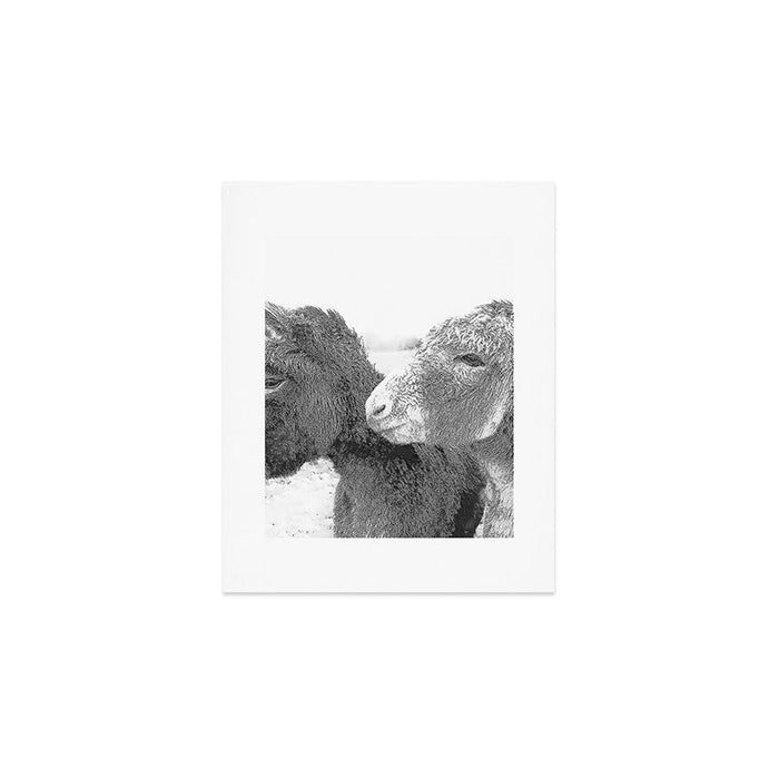 Donkey Love Art Print Gallery Image 1