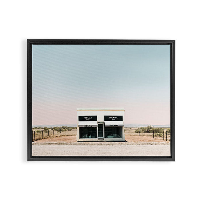 Fashion House Marfa Texas Framed Canvas Print Gallery Image 1