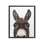 Hey Donkey Framed Canvas Print Gallery Image 6