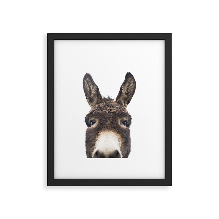 Hey Donkey Framed Art Print Gallery Image 1