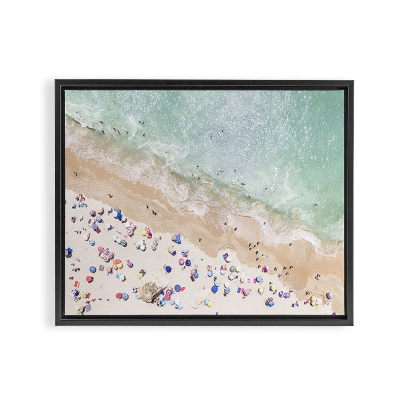 Pastel Beach Framed Canvas Print Gallery Image 3