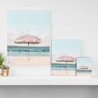 Pink Umbrella Canvas Print Gallery Image 3