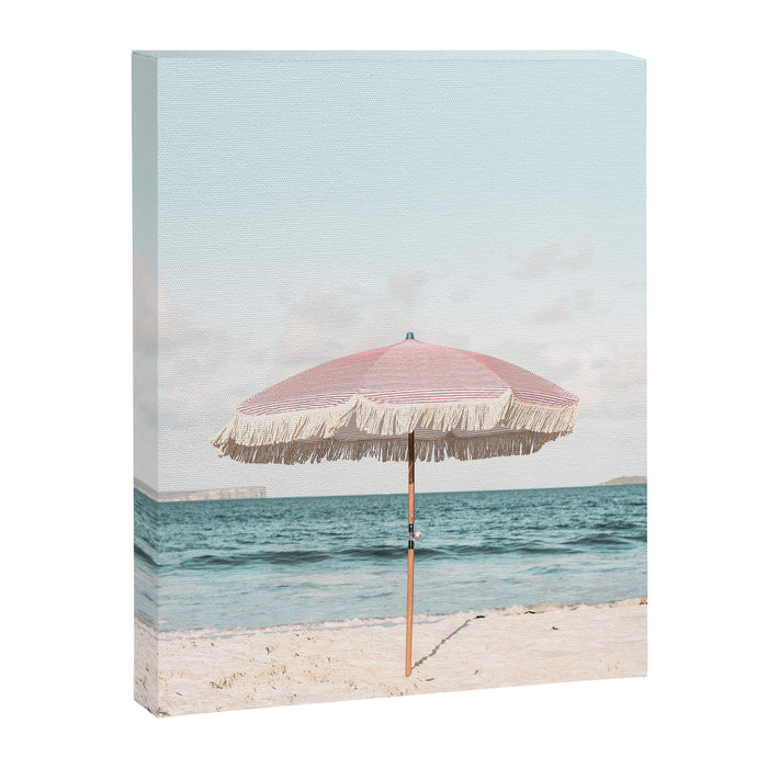 Pink Umbrella Canvas Print Gallery Image 1