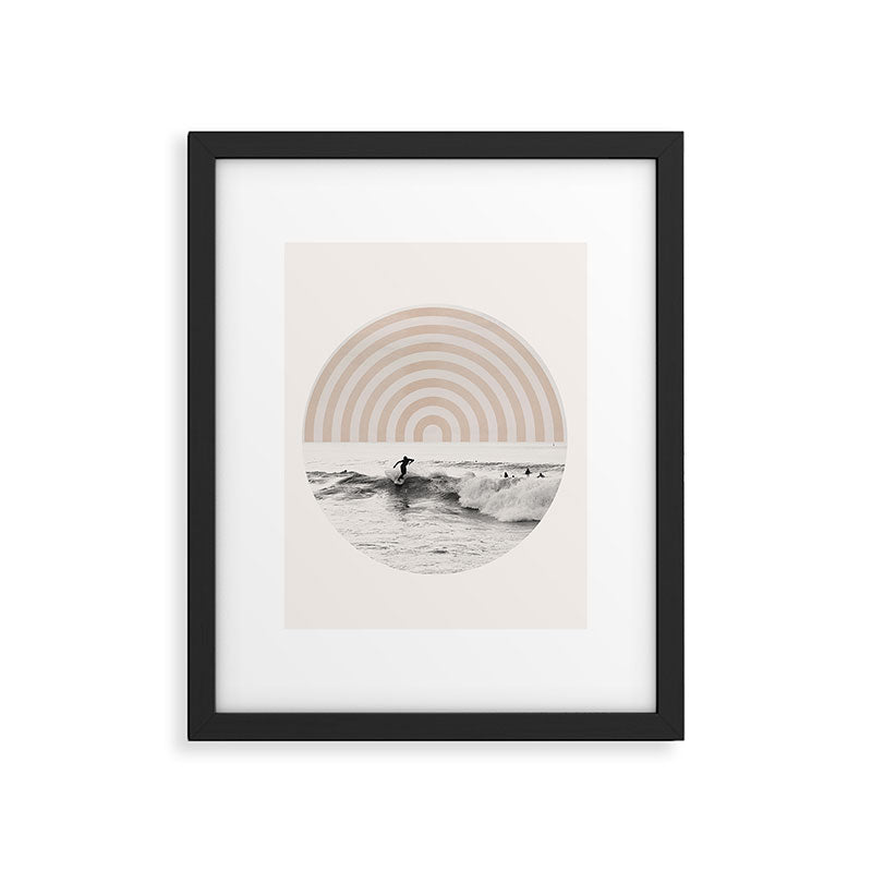 Retro Surfer Framed Art Print Gallery Image 5