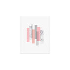 Stripes in blush and marble Art Print Gallery Image 1