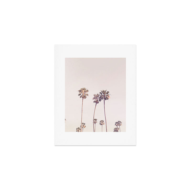 Sunny Cali Palm Trees Art Print Gallery Image 1