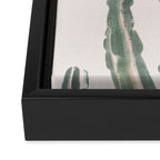 Sunrise Cactus Framed Canvas Print Gallery Image 3