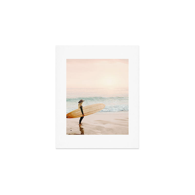 Surfer Girl Art Print Gallery Image 1