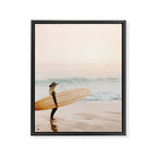 Surfer Girl Framed Canvas Print Gallery Image 6