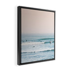 Surfers Framed Canvas Print Gallery Image 2