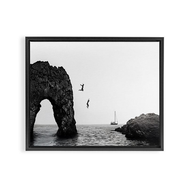 The Dip Framed Canvas Print Gallery Image 2