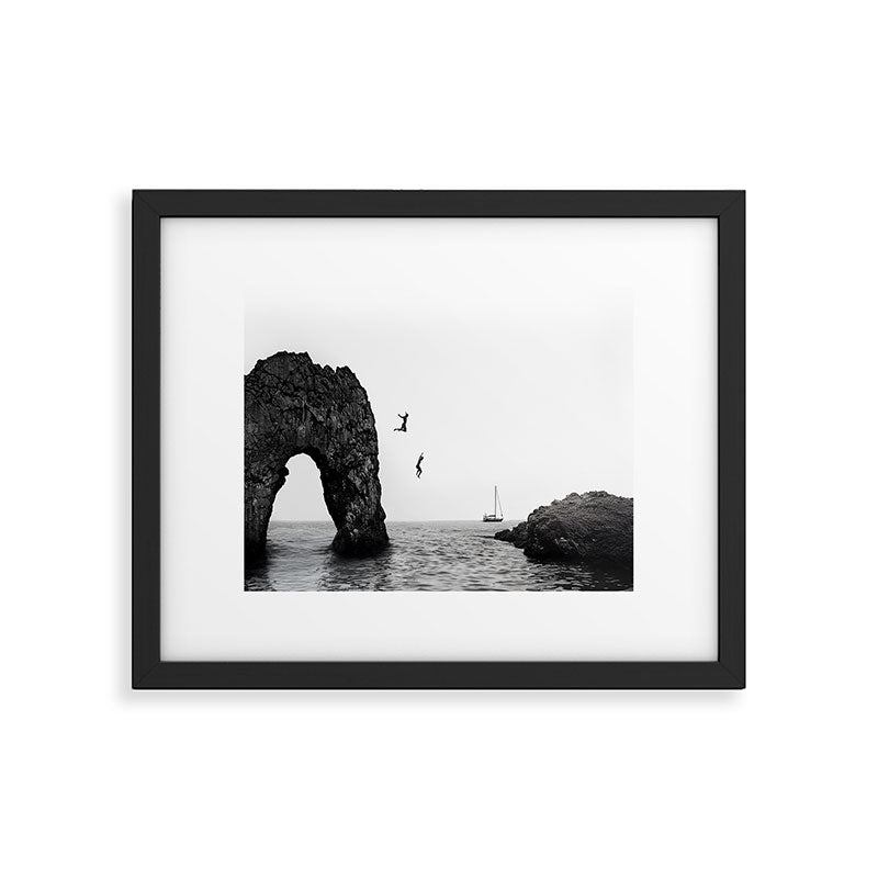 The Dip Framed Art Print