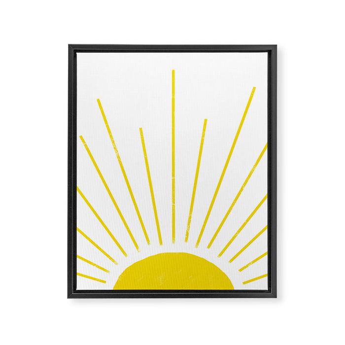 Always Sunny Framed Canvas Print Gallery Image 1