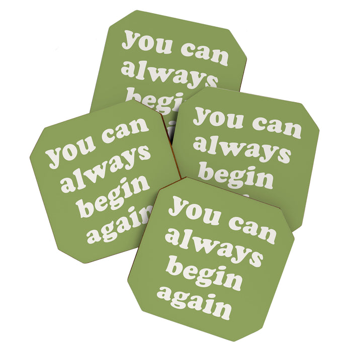 Begin Again Green Coaster Gallery Image 1
