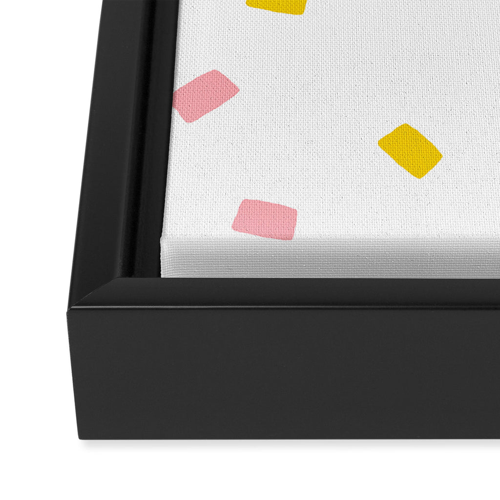 Confetti Framed Canvas Print Gallery Image 3