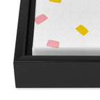 Confetti Framed Canvas Print Gallery Image 3
