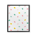 Confetti Framed Canvas Print Gallery Image 8