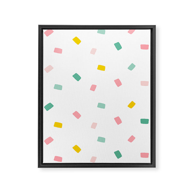 Confetti Framed Canvas Print Gallery Image 8