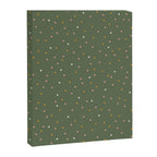 Confetti Pink Gold Cream On Muted Green Canvas Print Gallery Image 6