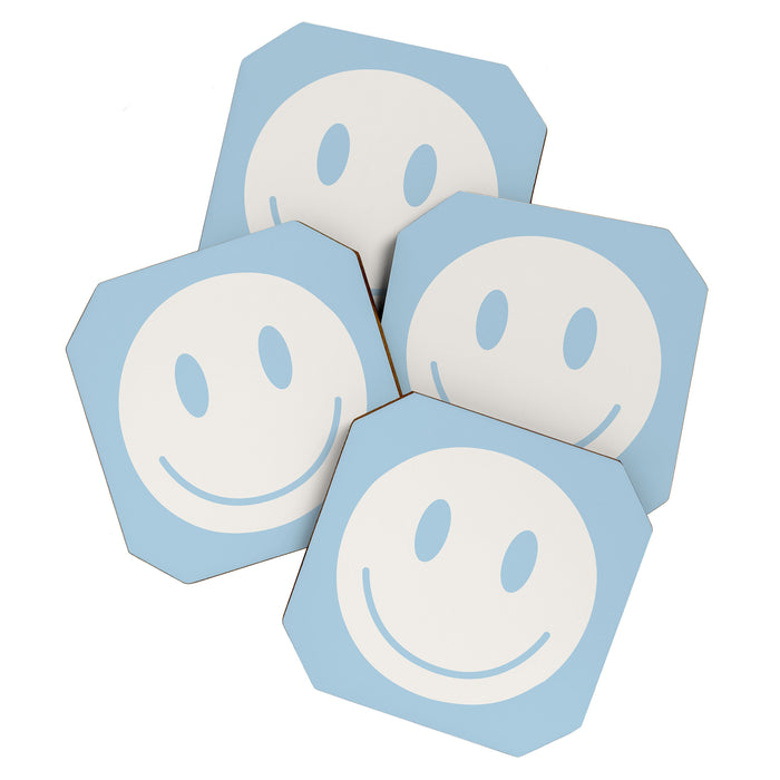 Happy Thoughts Baby Blue Coaster Gallery Image 1