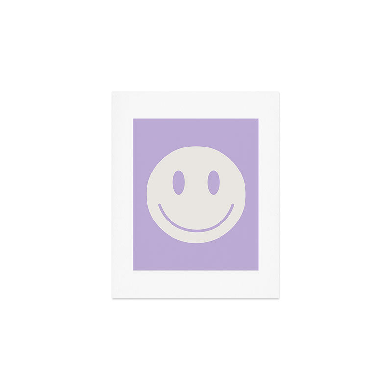 Happy Thoughts Lavender Art Print Gallery Image 1