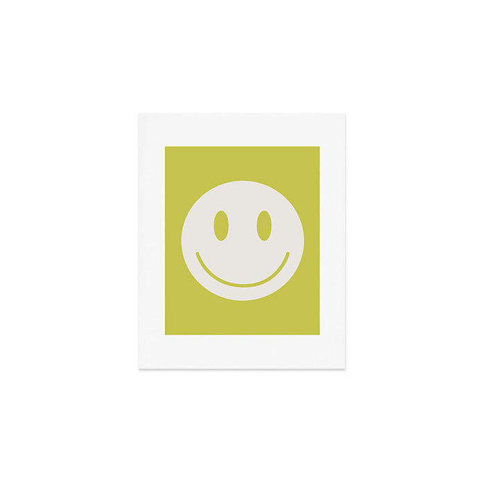Happy Thoughts Lime Art Print Gallery Image 1