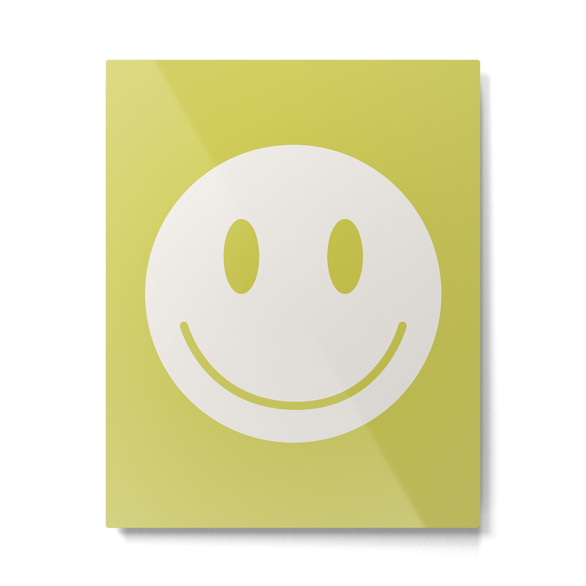 Happy Thoughts Lime Metal Print Gallery Image 6