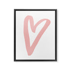 Heart Doodle Big 3 Framed Canvas Print Gallery Image 8