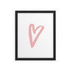 Heart Doodle Big 3 Framed Art Print Gallery Image 6