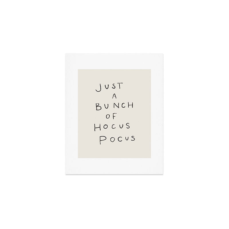 Hocus Pocus Neutral Art Print Gallery Image 1