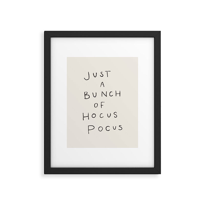 Hocus Pocus Neutral Framed Art Print Gallery Image 6