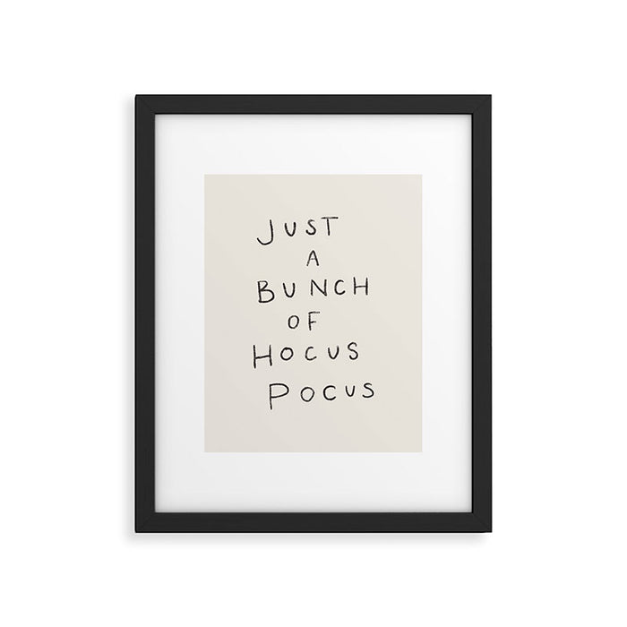 Hocus Pocus Neutral Framed Art Print Gallery Image 1