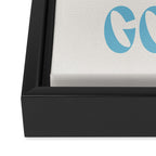 Just Focus On The Good Framed Canvas Print Gallery Image 3