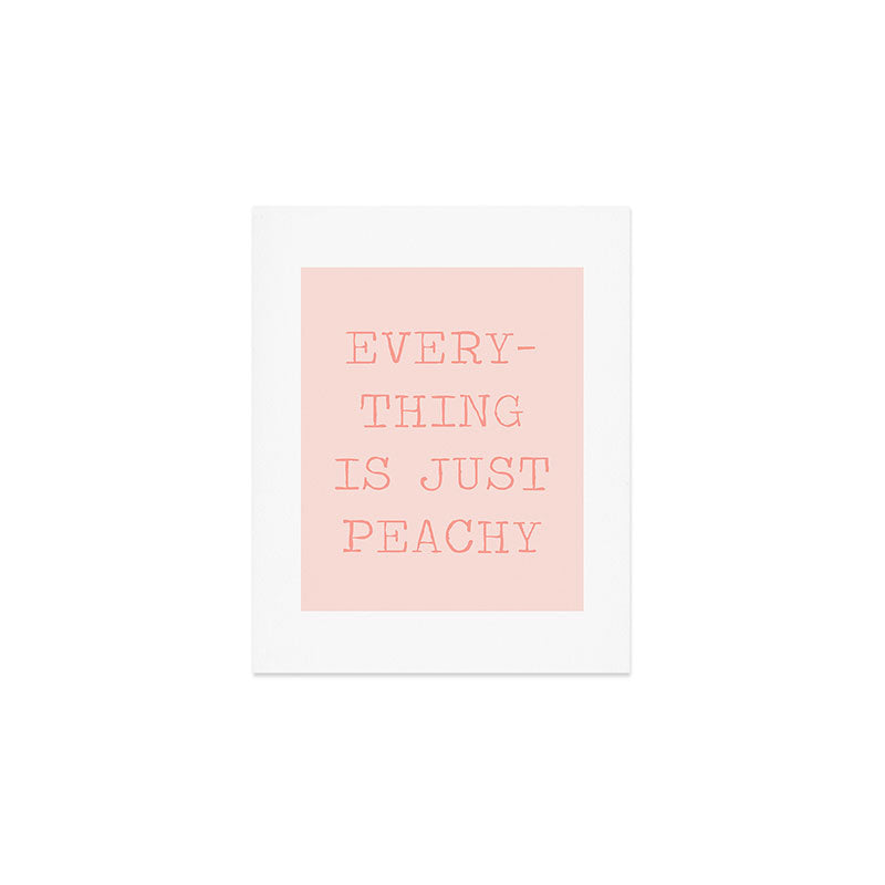 Just Peachy Art Print Gallery Image 1