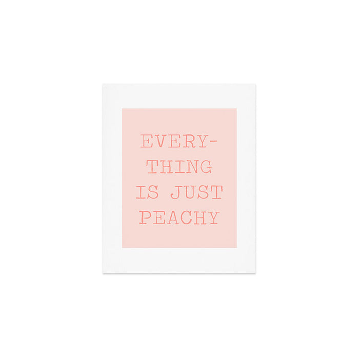 Just Peachy Art Print Gallery Image 1