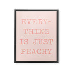 Just Peachy Framed Canvas Print Gallery Image 8