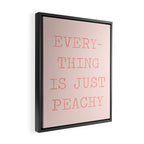 Just Peachy Framed Canvas Print Gallery Image 2
