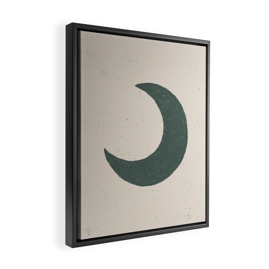 Moon Framed Canvas Print Gallery Image 2