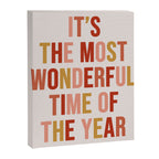 Most Wonderful Time Multi Colored Warm Canvas Print Gallery Image 8