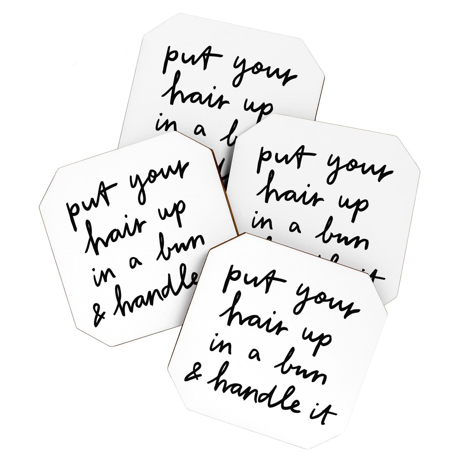 Put Your Hair Up & Handle It Coaster Gallery Image 1
