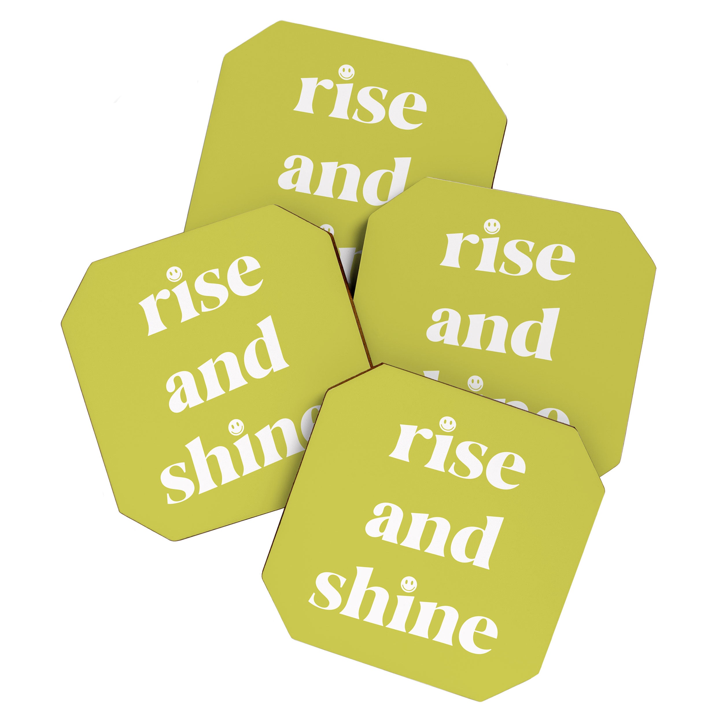 Rise And Shine Lime Coaster Gallery Image 1