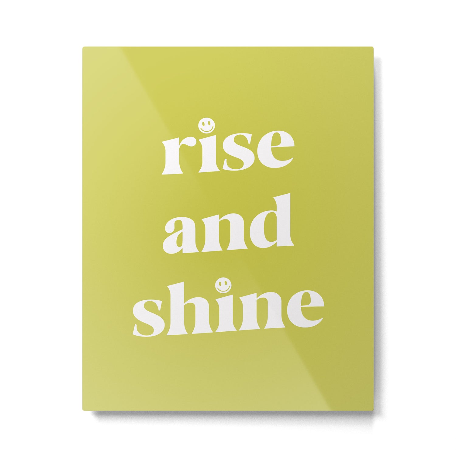 Rise And Shine Lime Metal Print Gallery Image 6